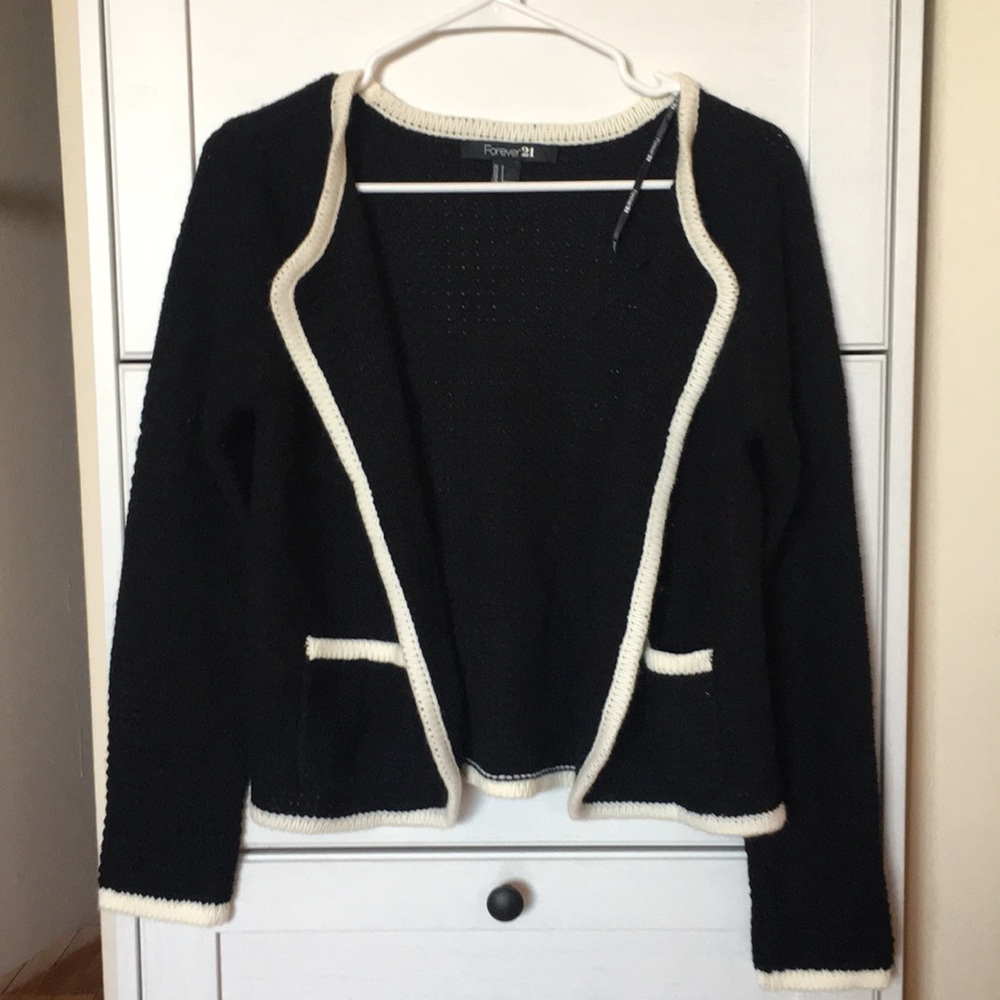 Forever21 sweater jacket blazer